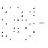 Ahşap Sudoku Oyunu